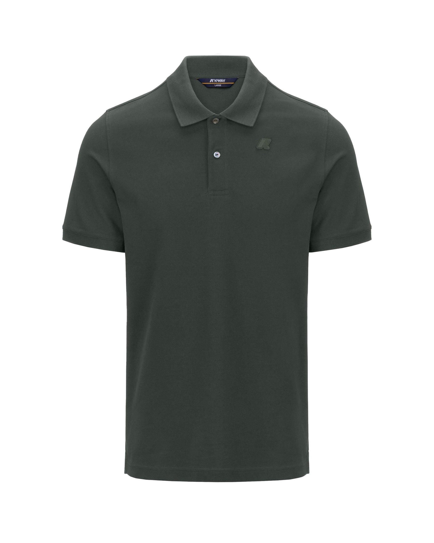 Polo Uomo K-Way Amedee Pique Verde