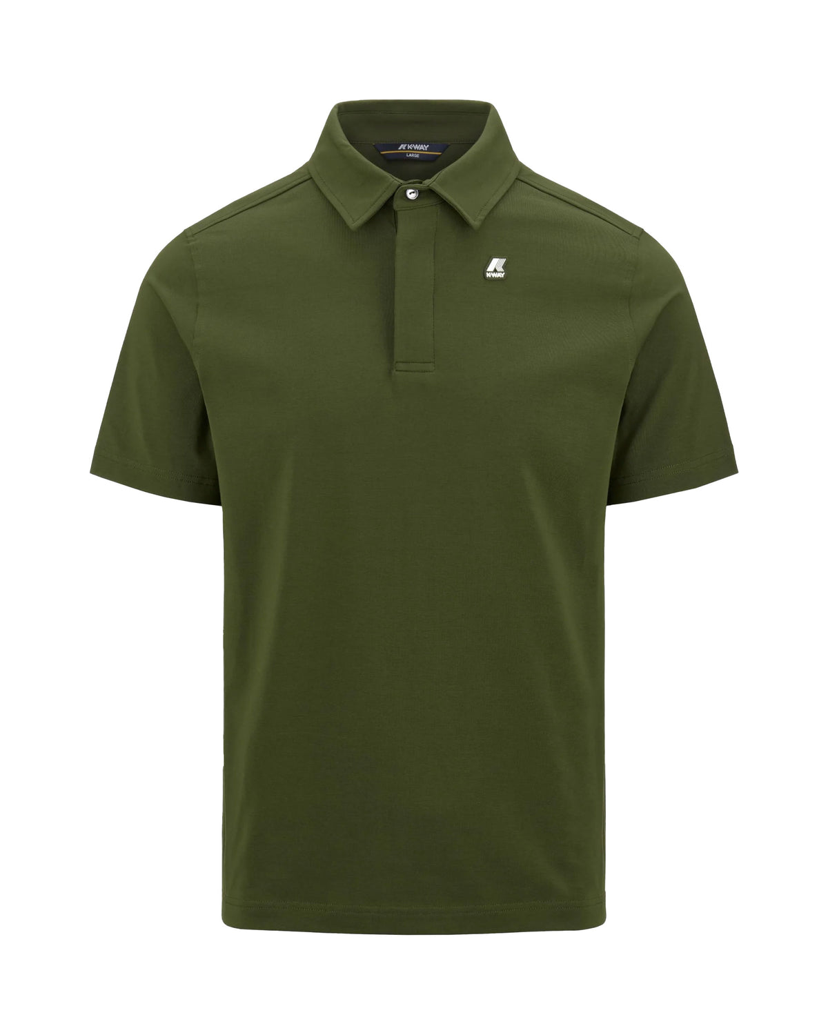 Man Polo Shirts K-Way Jersey Vincelle Green