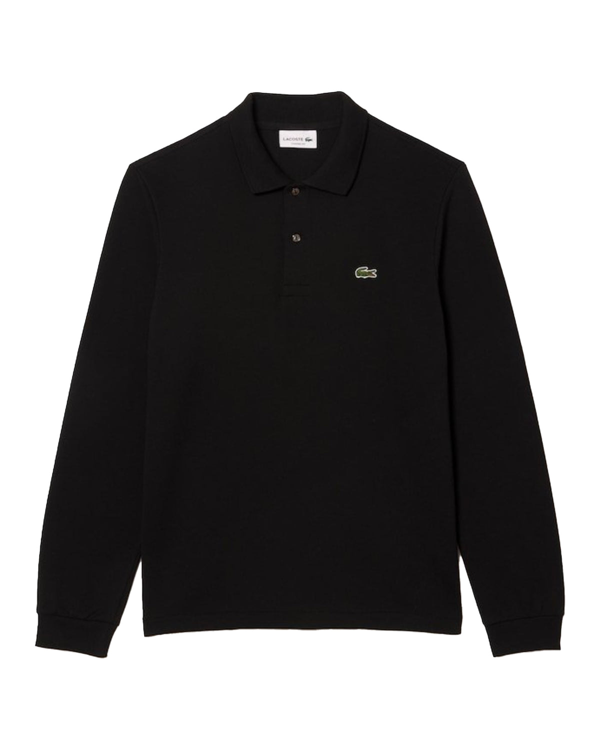 Man Polo Shirt Lacoste 13.12 Long Sleeve Black