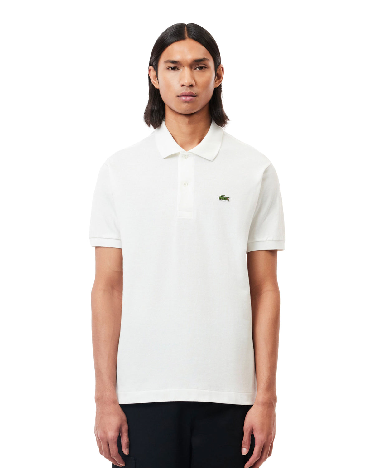 Man Polo Shirt Lacoste Pima White