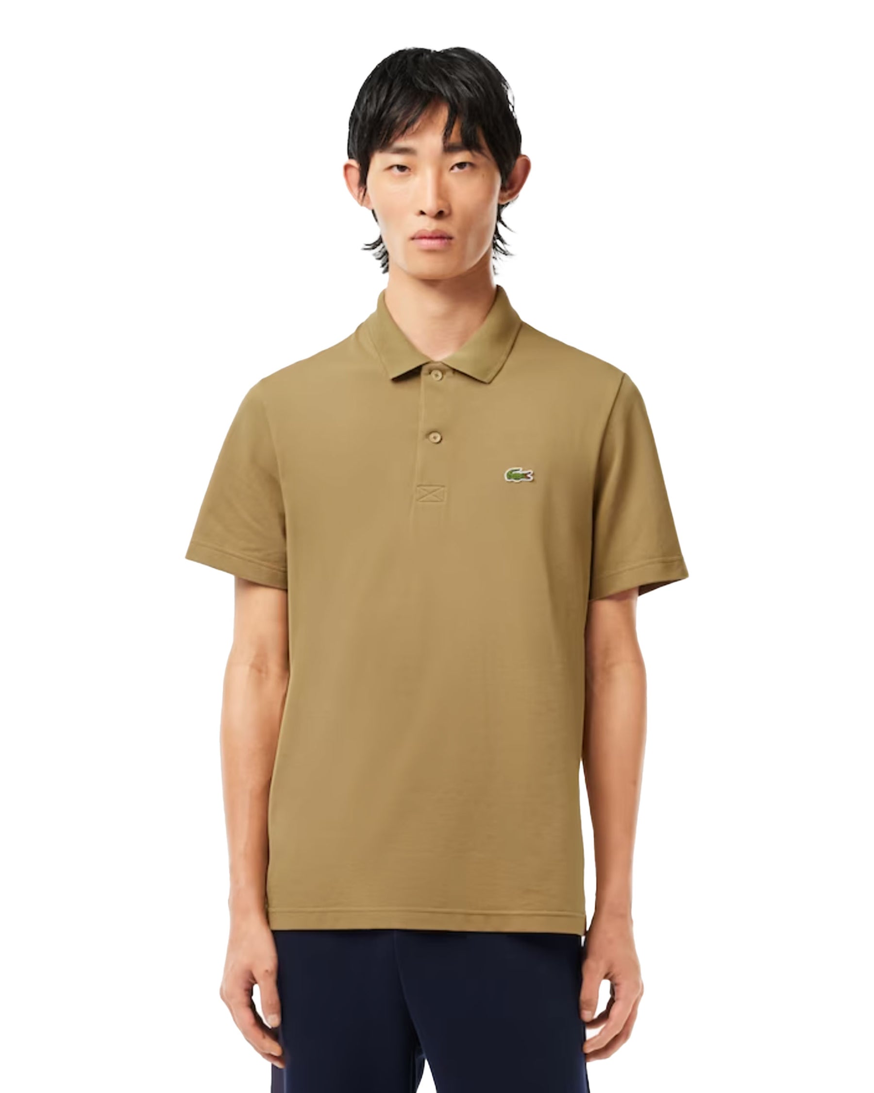 Polo Uomo Lacoste Verde Militare