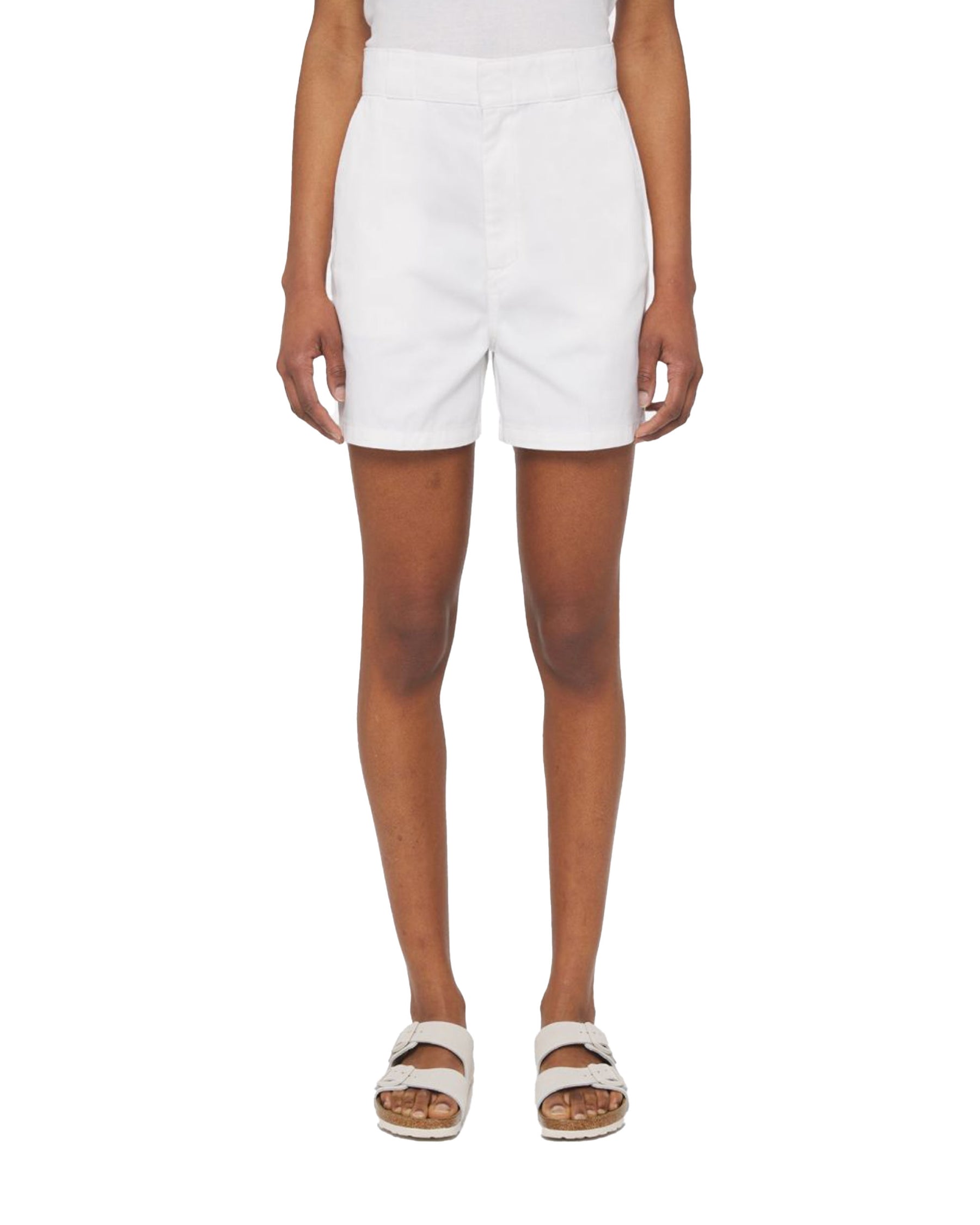 Woman's Shorts Dickies Phoenix Rec White