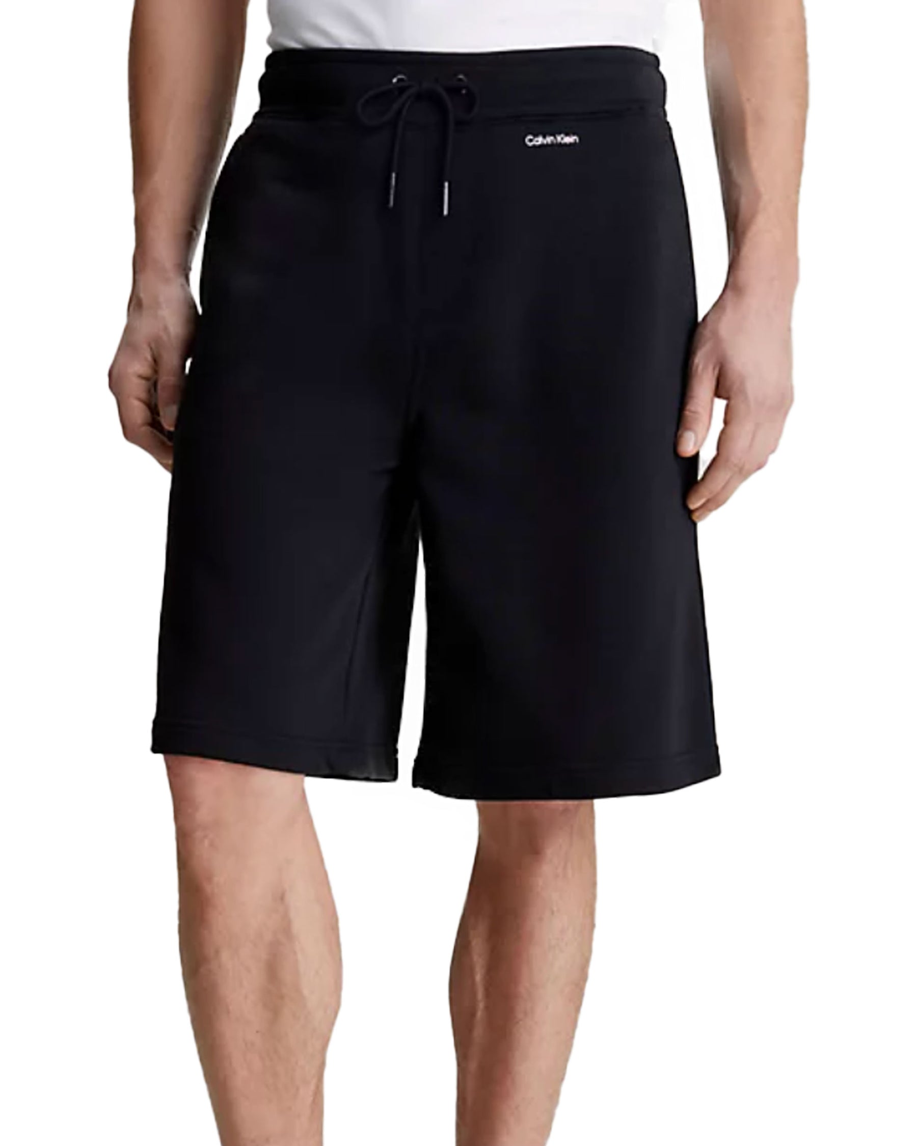 Man Short Calvin Klein Nano Logo Cot Modal Black