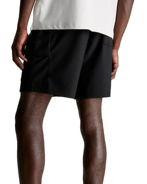  Calvin Klein Woven Tab Hwk Short Black