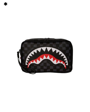 Sprayground Drip Check Shark Toiletry Brick