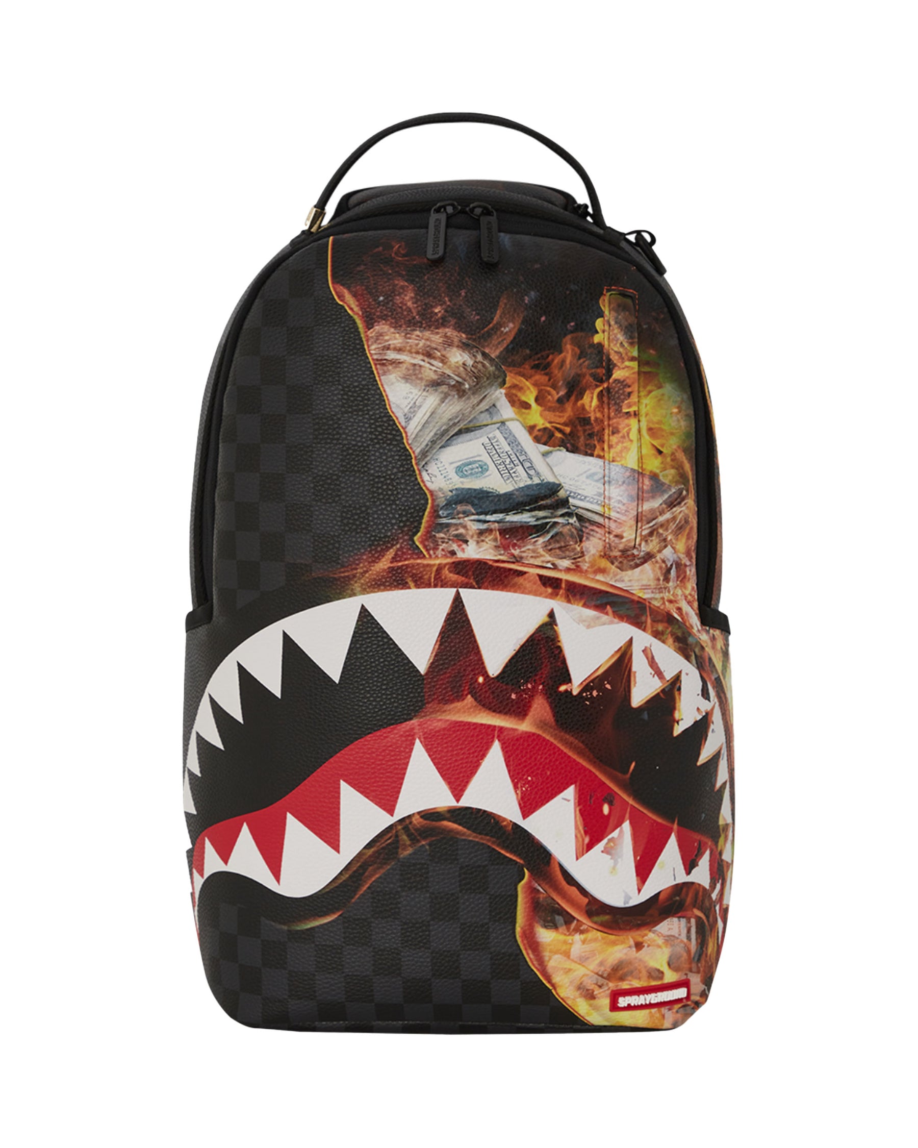 Sprayground Shark Check Flame