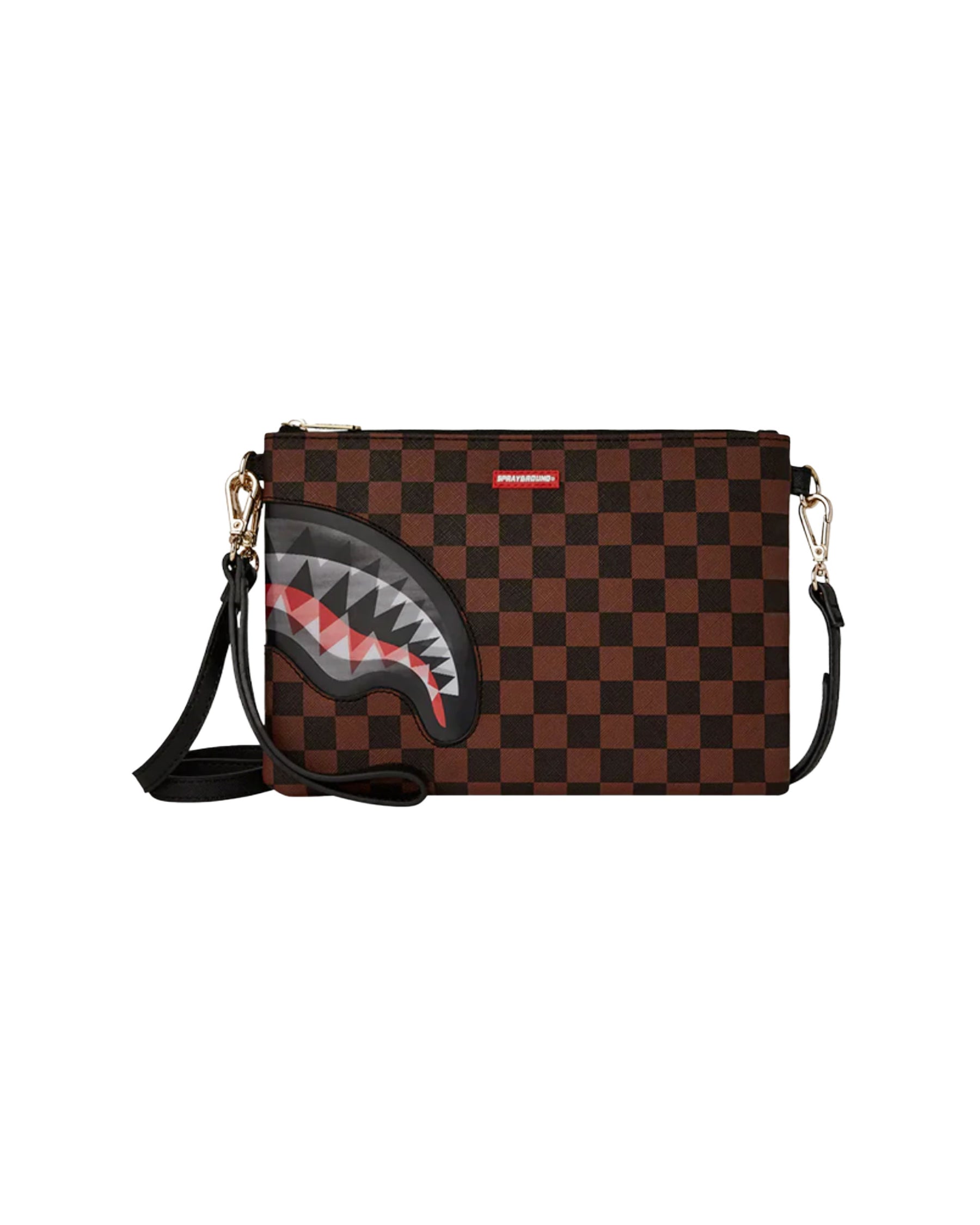 Sprayground Sip Lenticular Chomp Cross Clutch Strap