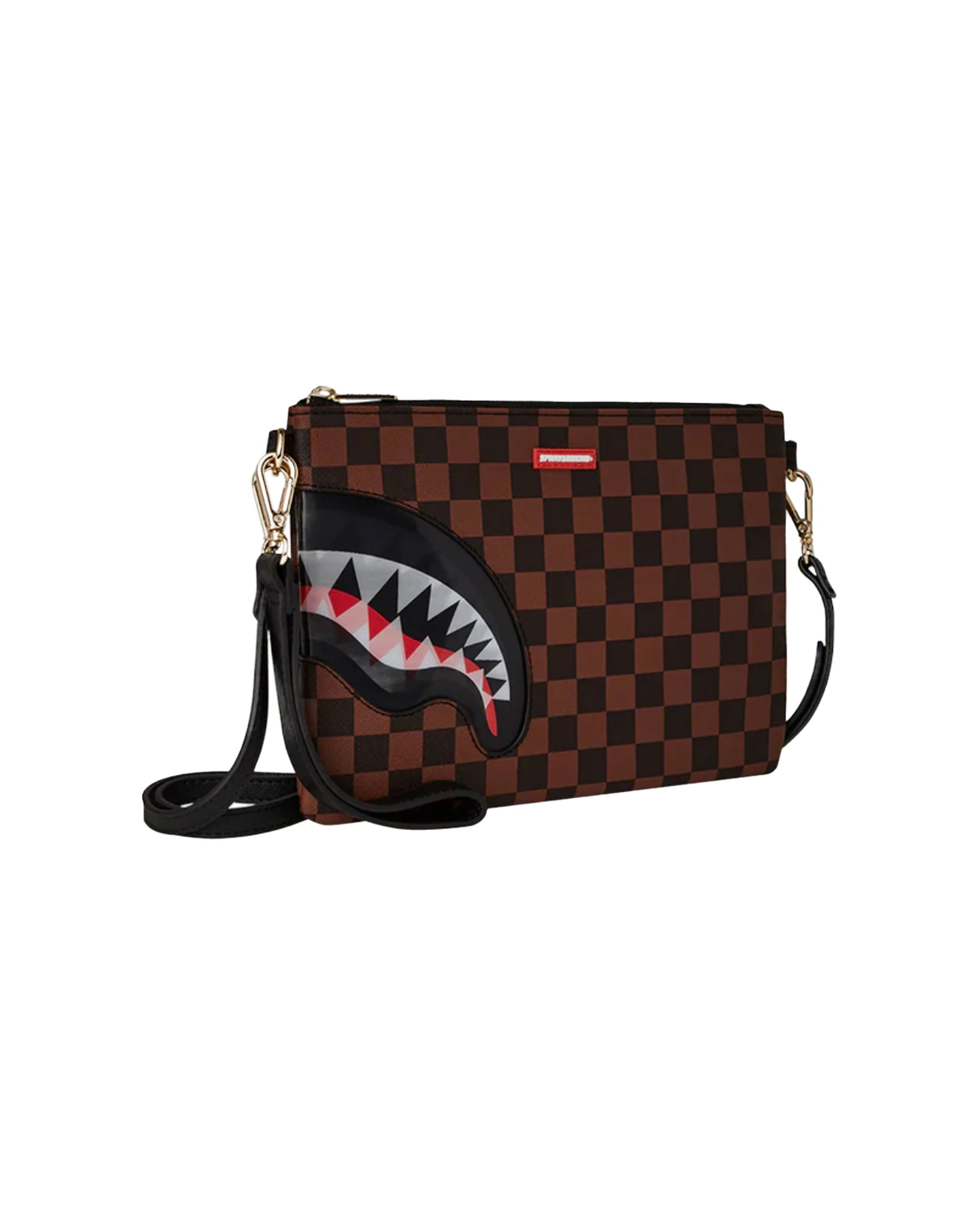 Sprayground Sip Lenticular Chomp Cross Clutch Strap