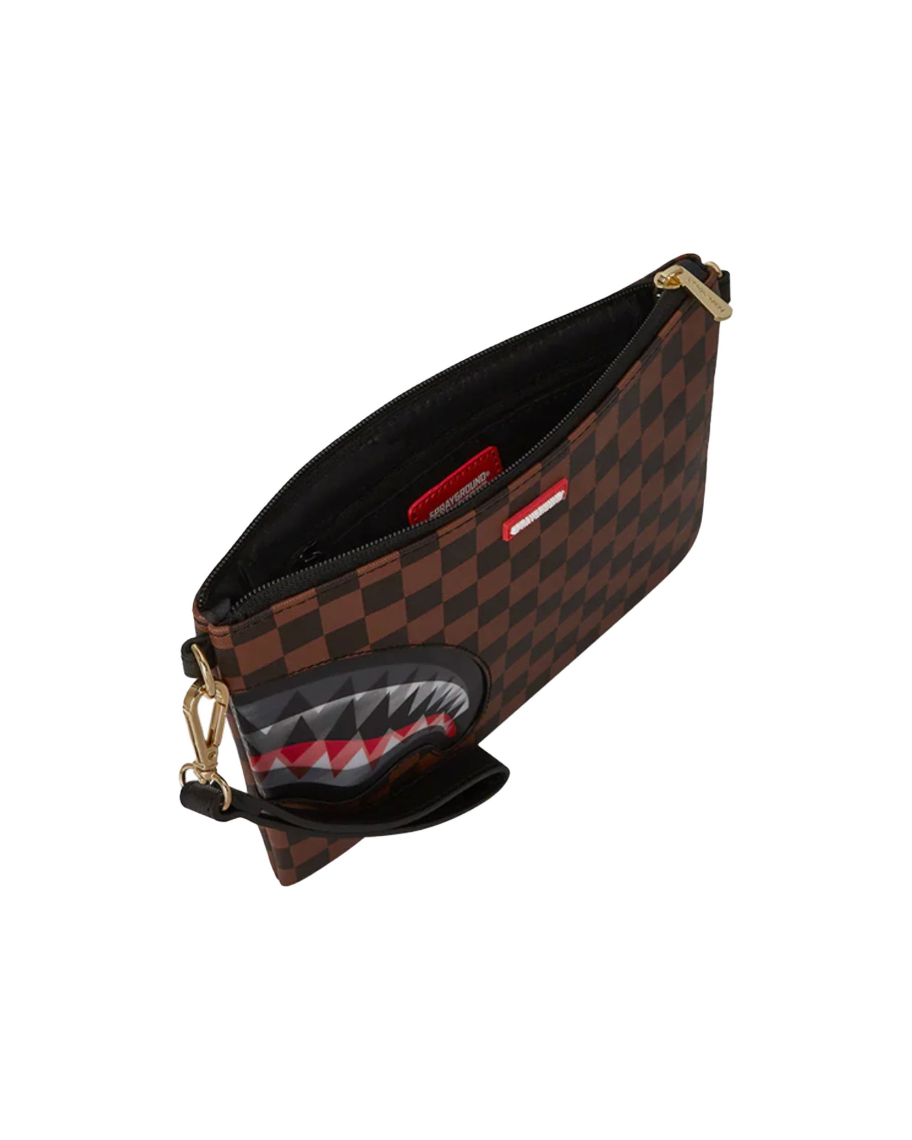 Sprayground Sip Lenticular Chomp Cross Clutch Strap