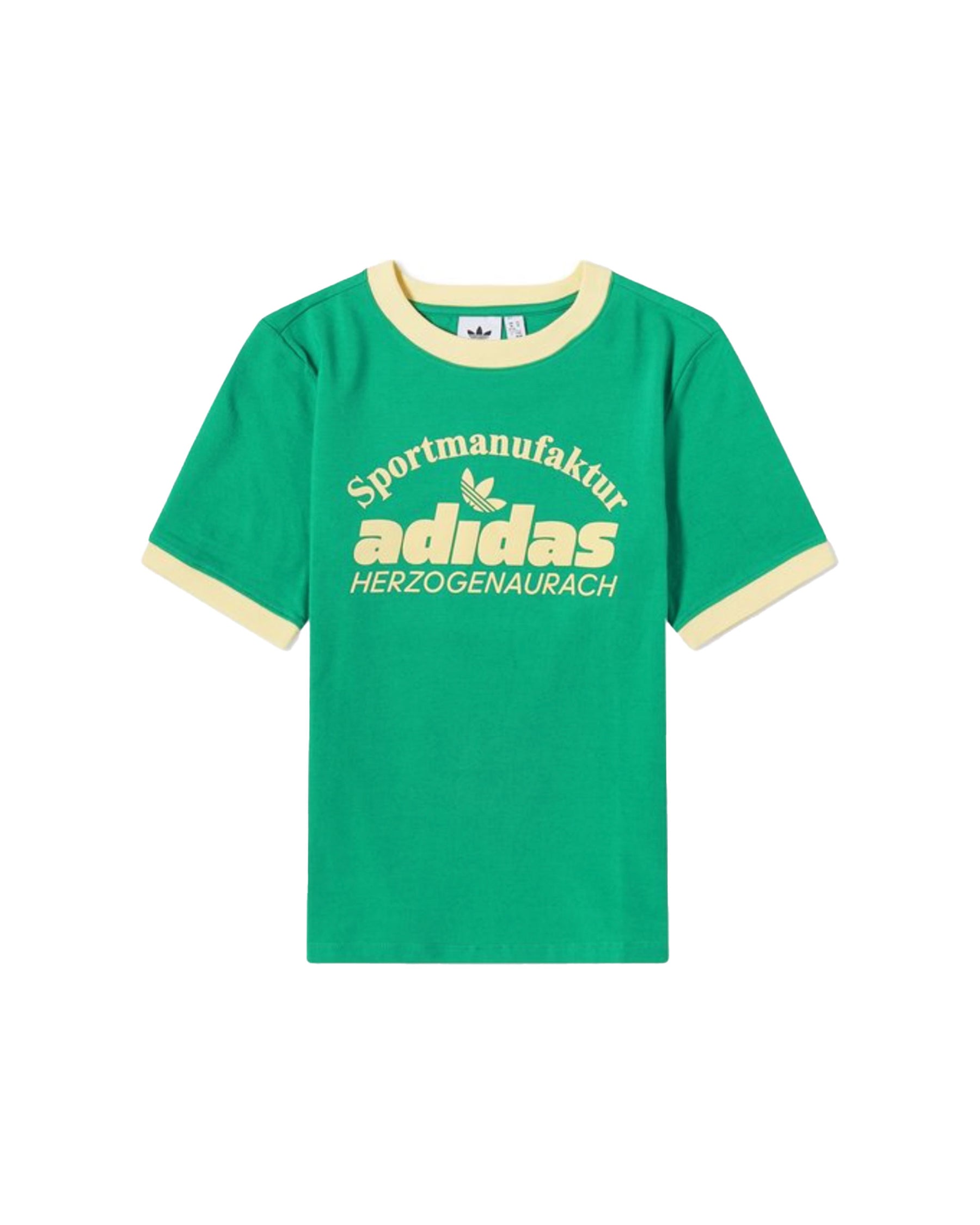 Adidas t shirt donna verde online