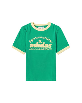 T-Shirt Donna Adidas Retro Grx Tee Verde