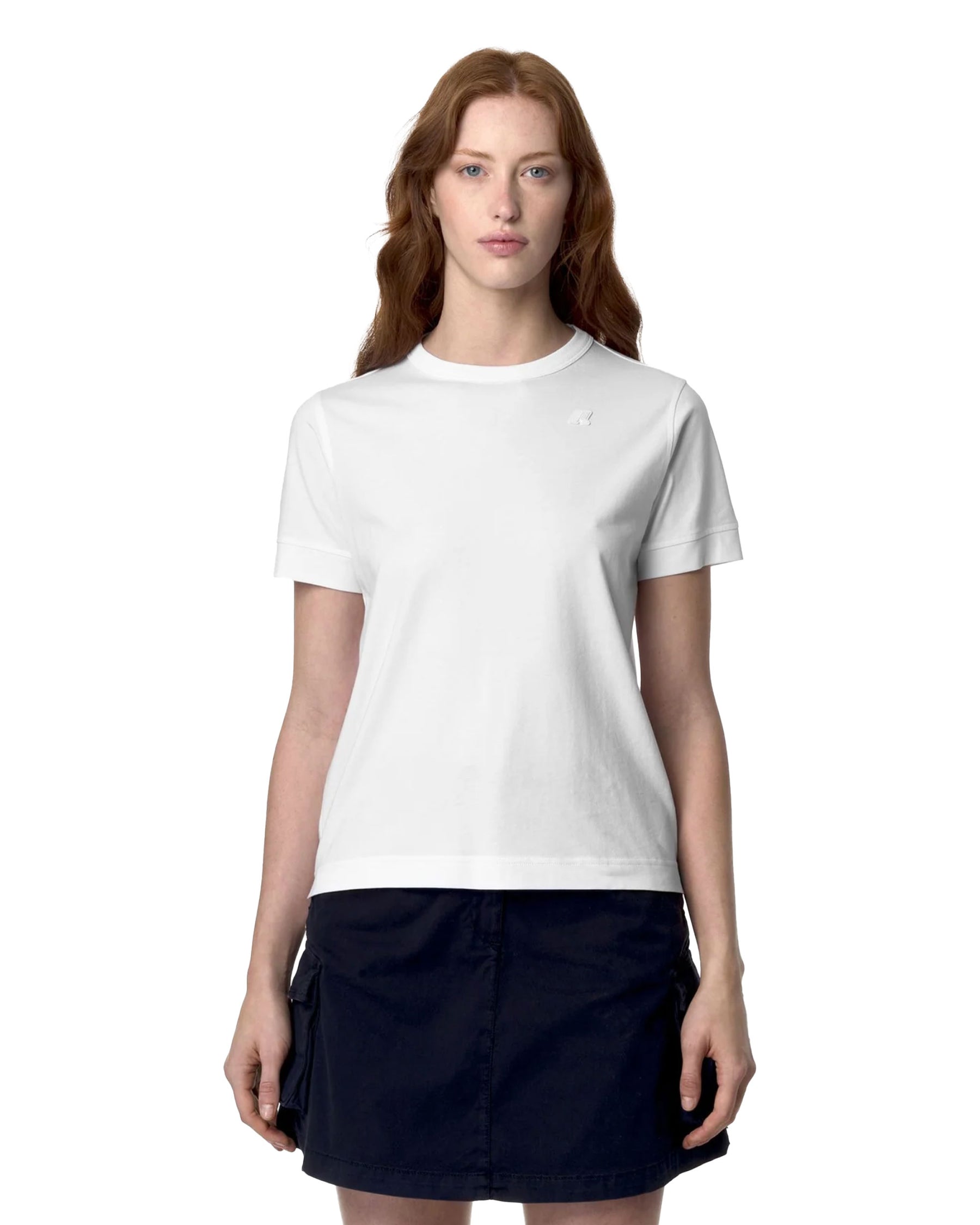 Woman's Tee K-Way Emel White