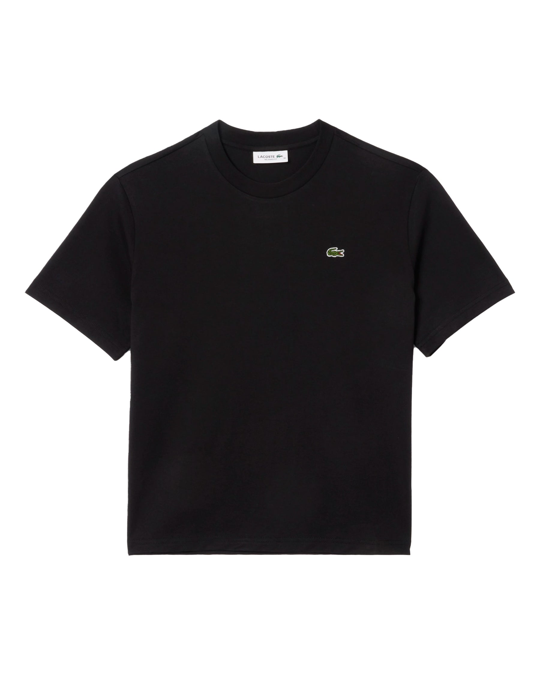 T Shirt Donna Lacoste Classic Logo Nero