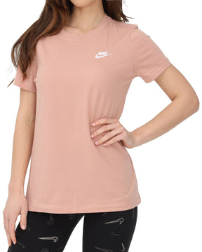 T-Shirt Donna Nike Club Rosa