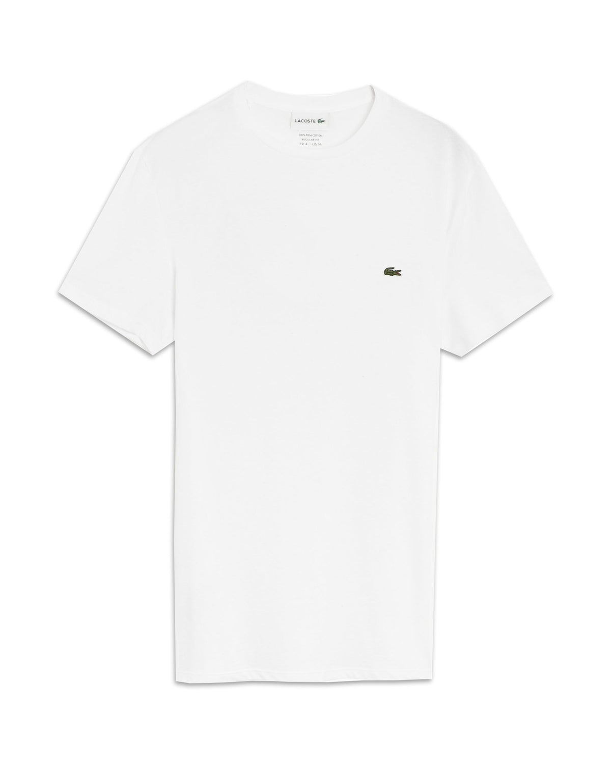 T-Shirt Uomo Lacoste Bianca Pima