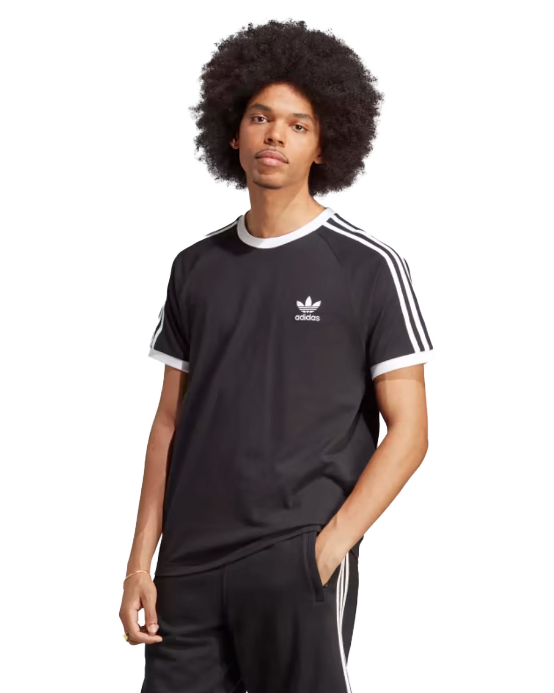 Adidas tee 3 stripes on sale