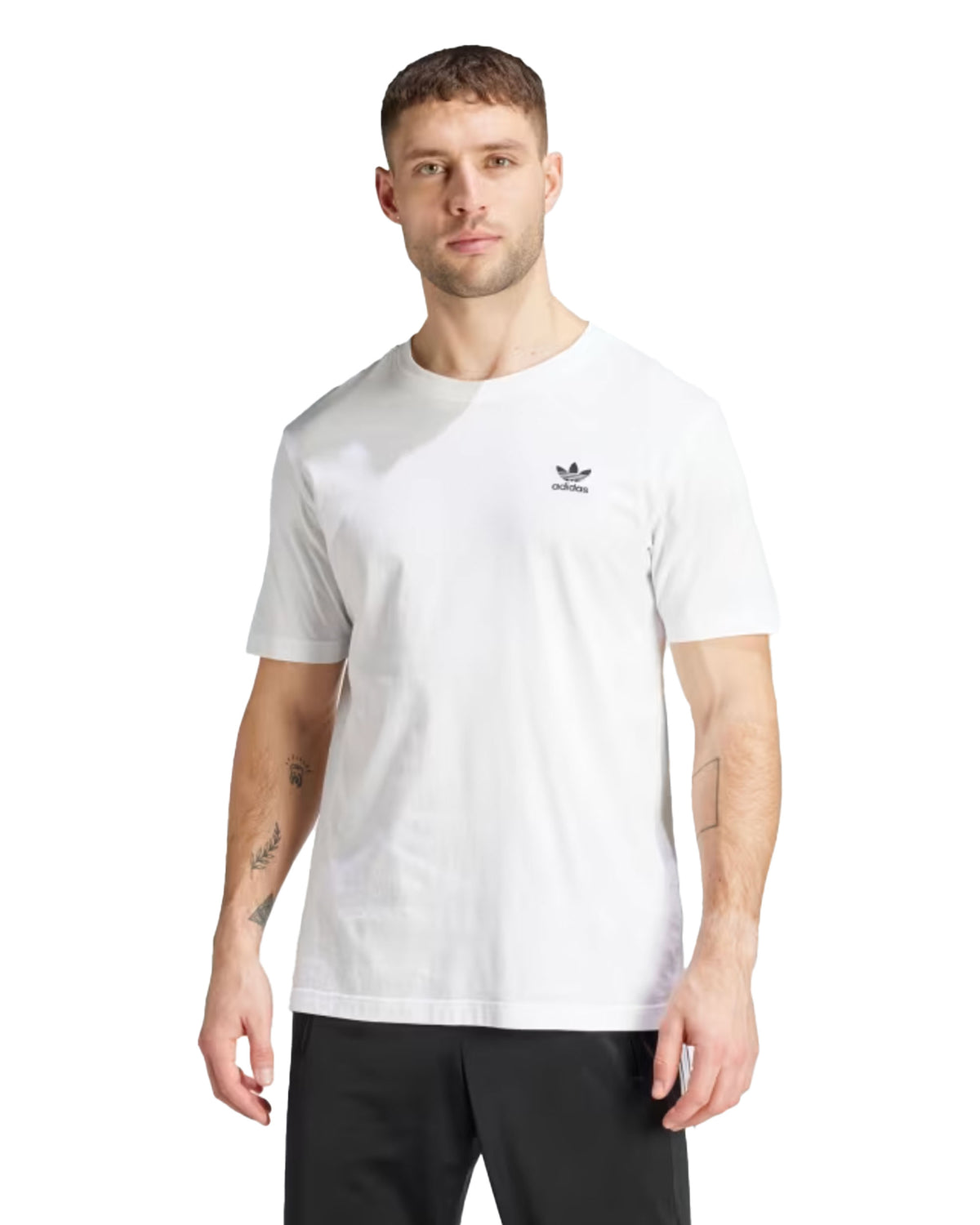 T-Shirt Uomo Adidas Basic Logo Bianco