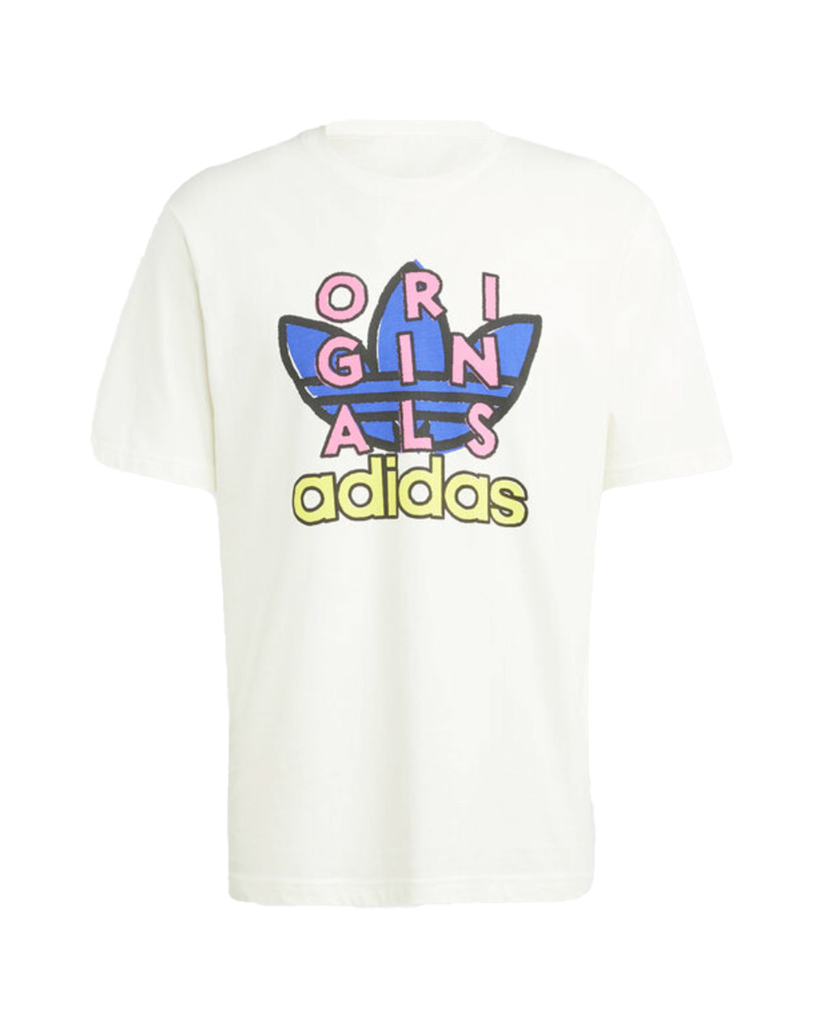 Man Tee Adidas Big Logo White