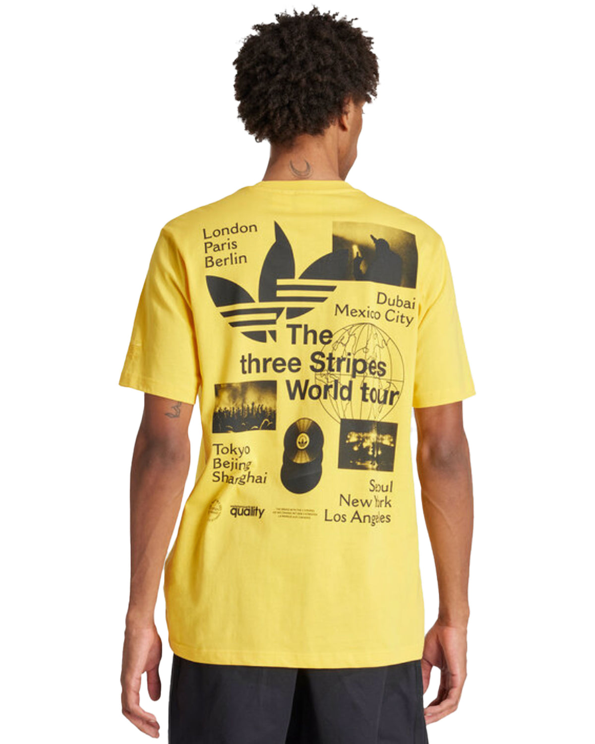 T-Shirt Uomo Adidas Bt SS2 Giallo