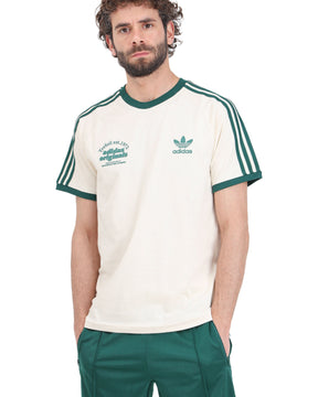 T-Shirt Uomo Adidas GRF Tee Panna Verde