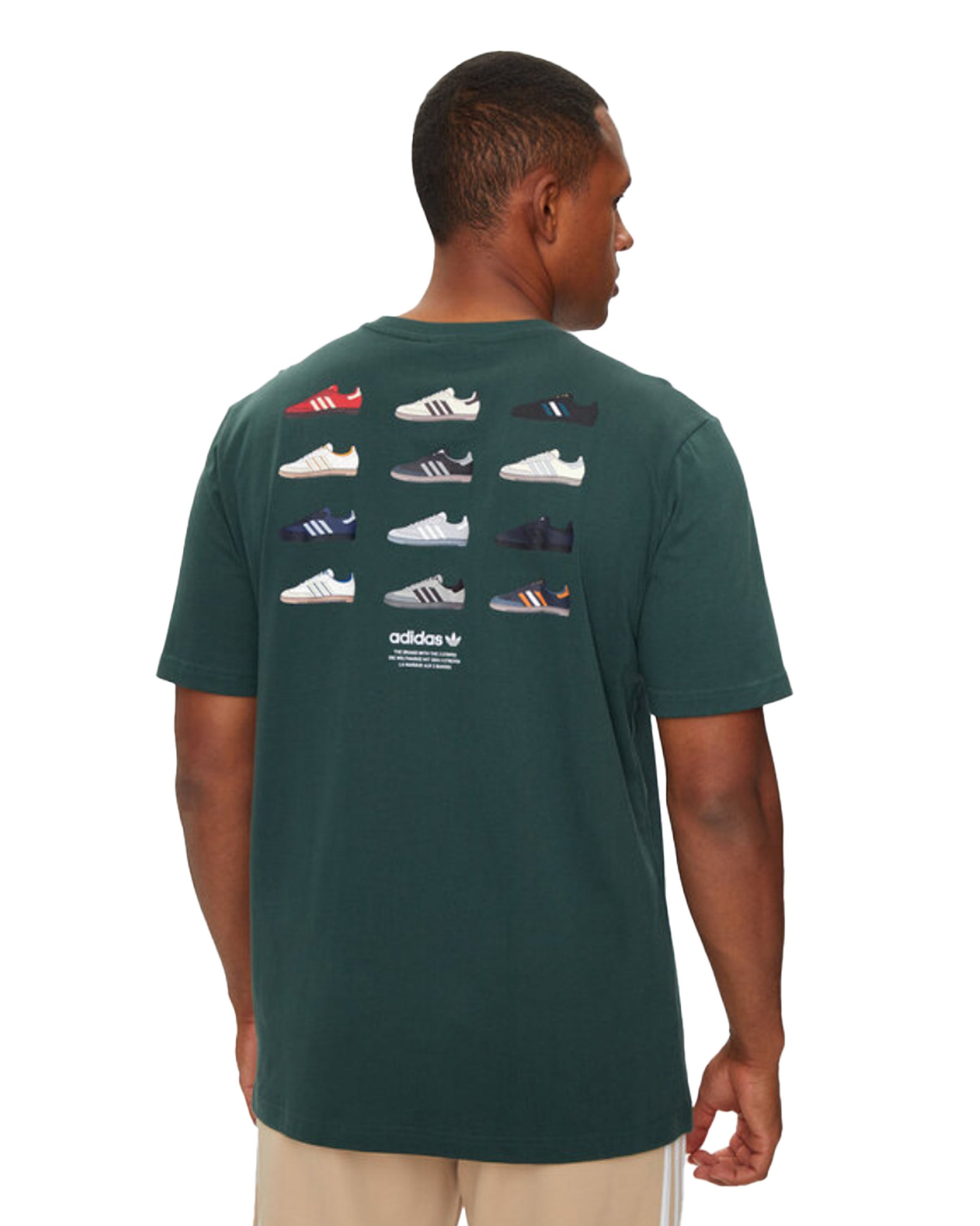 T-Shirt Uomo Adidas Sneakers Verde