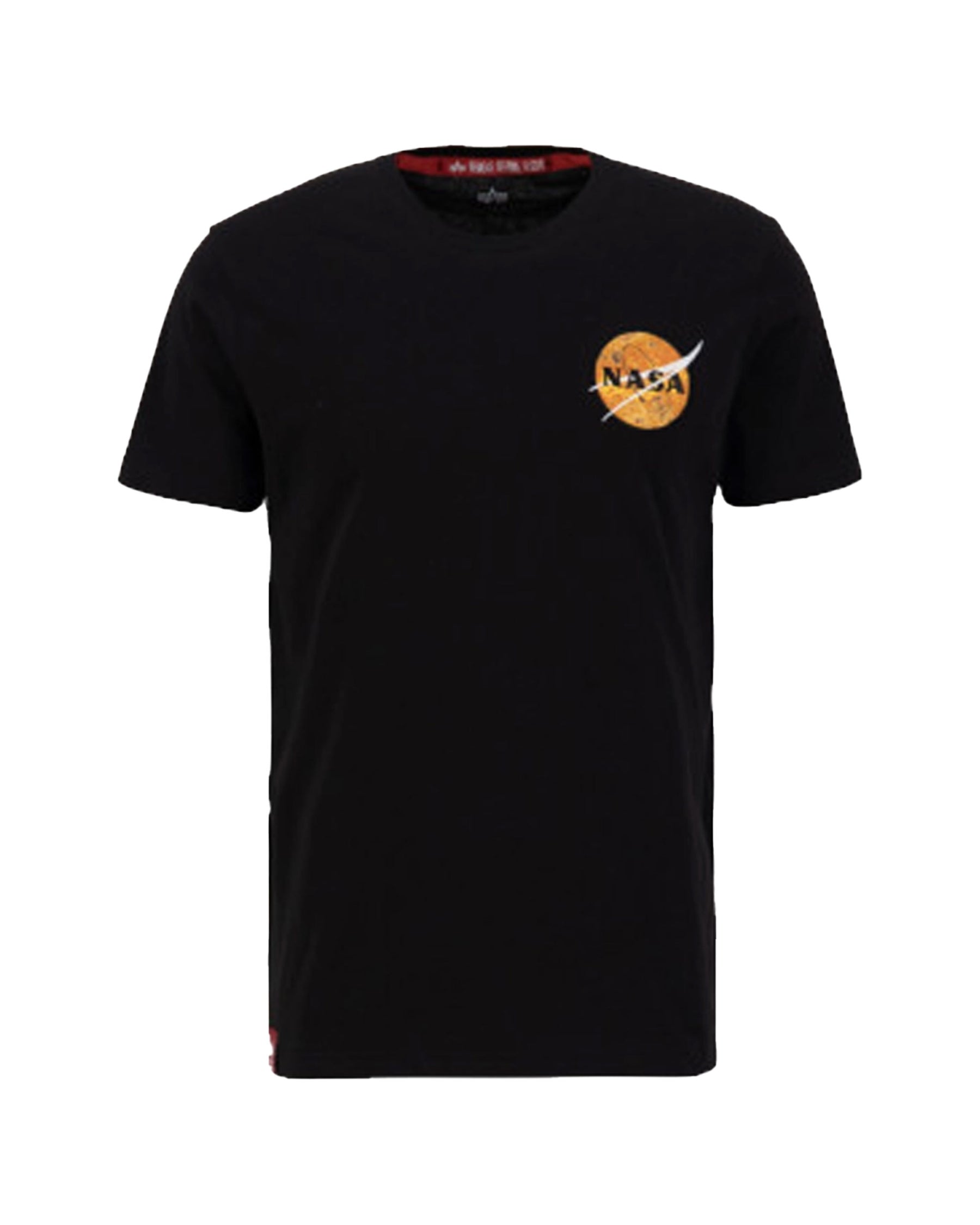 Man Tee Alpha Industries NASA Davinci Black