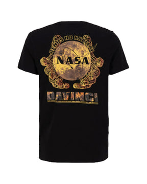 Man Tee Alpha Industries NASA Davinci Black