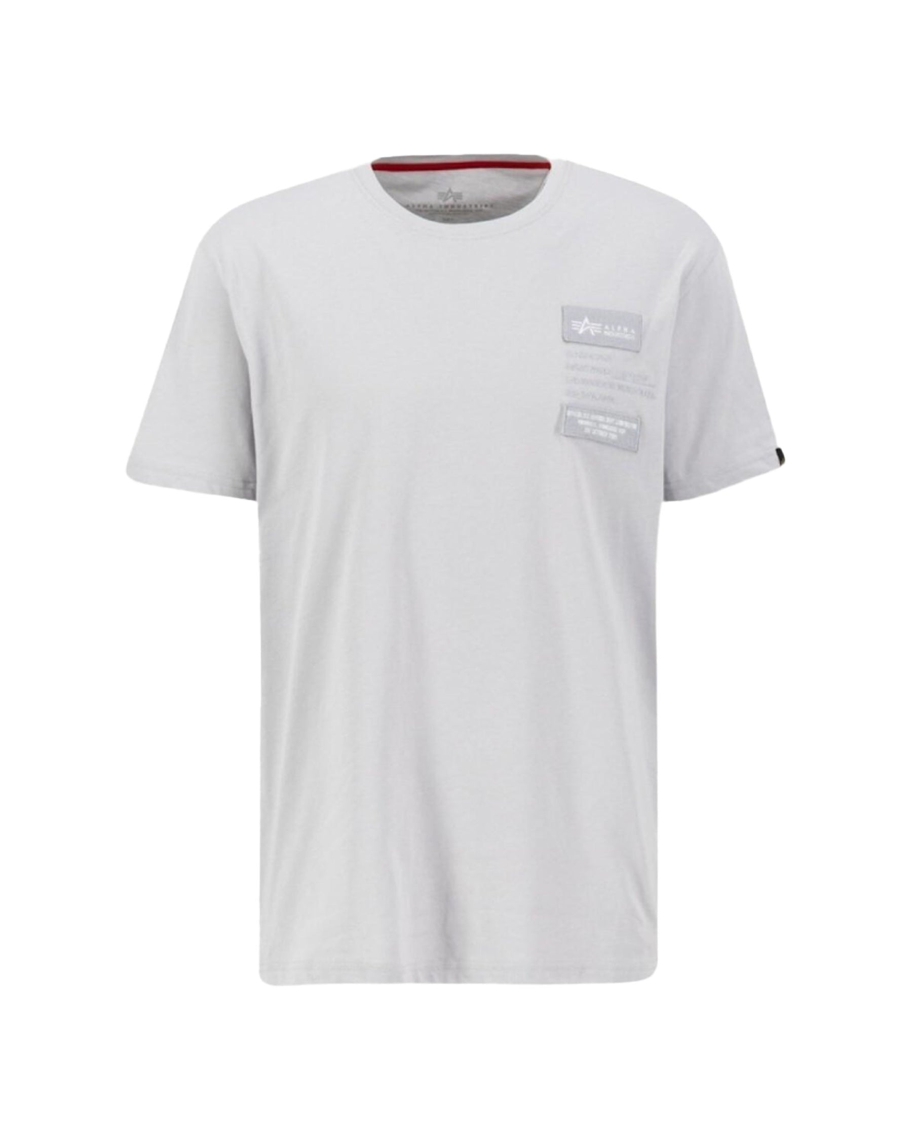 Man Tee Alpha Industries Patch T LF Grey