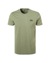 T-Shirt Uomo Alpha Industries Small logo Olive