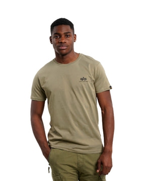 T-Shirt Uomo Alpha Industries Small logo Olive