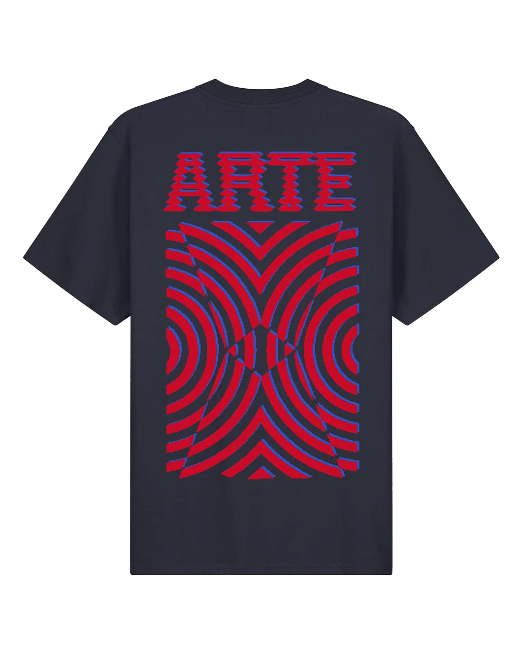 Man Tee Arte Antwerp Back Print Blue