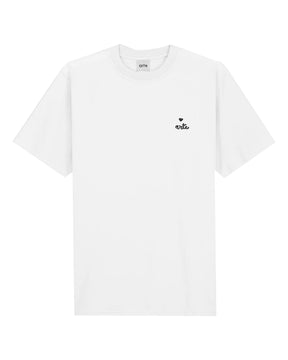 Man Tee Arte Antwerp Heart Logo White