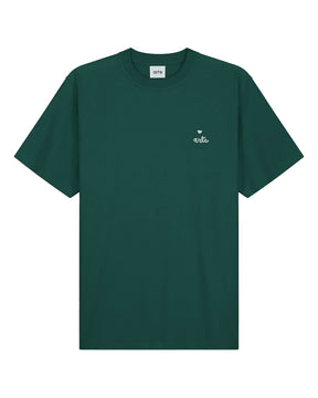 Man Tee Arte Antwerp Heart Logo Green