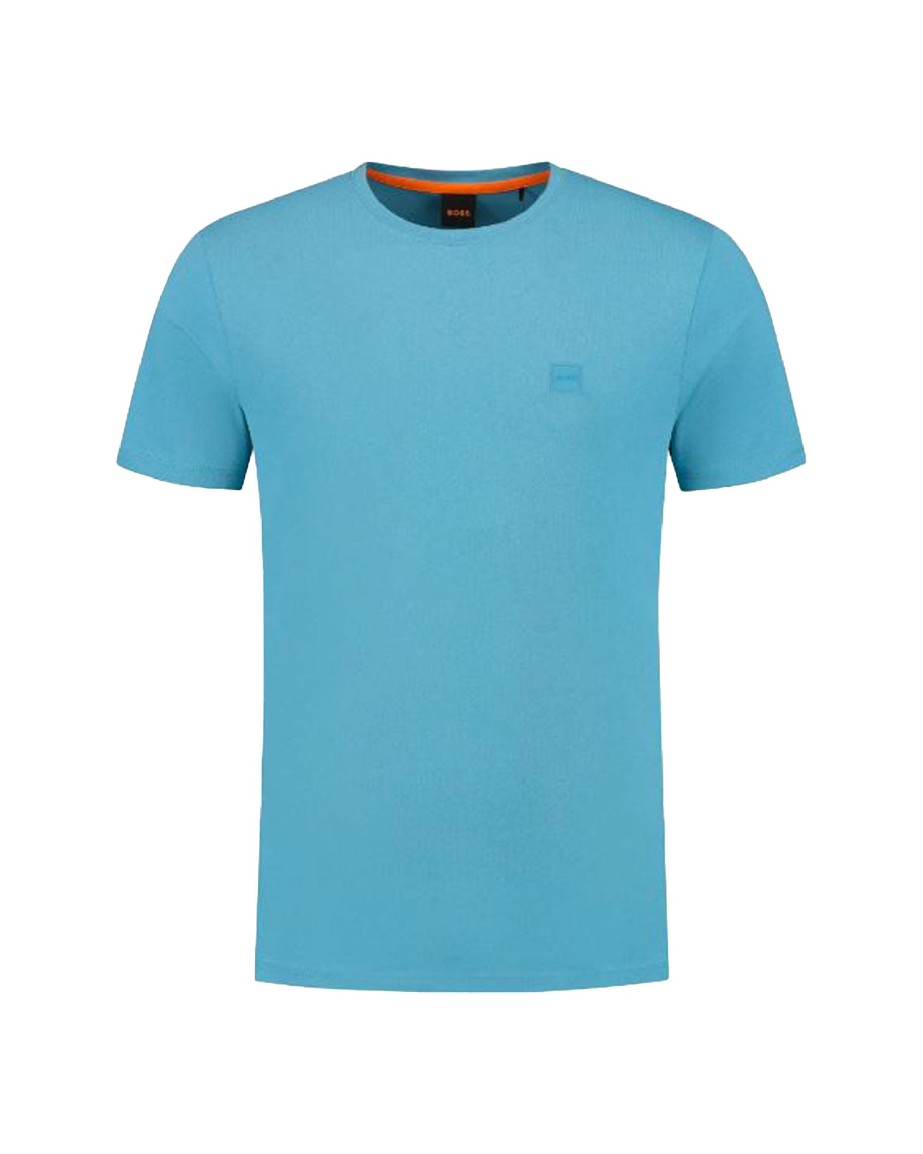 T-Shirt Uomo Boss Basic Logo Azzurro