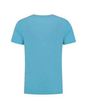 T-Shirt Uomo Boss Basic Logo Azzurro