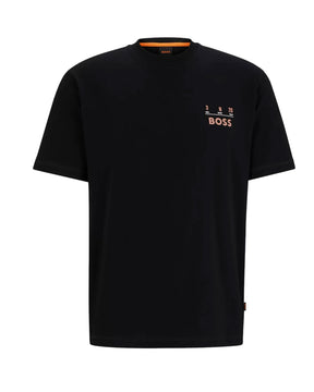 T-Shirt Uomo Boss Record Black