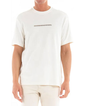 Man Tee Calvin Klein Color Embossed Logo Beige