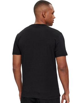 Man Tee Calvin Klein Raised Rubber Logo Black