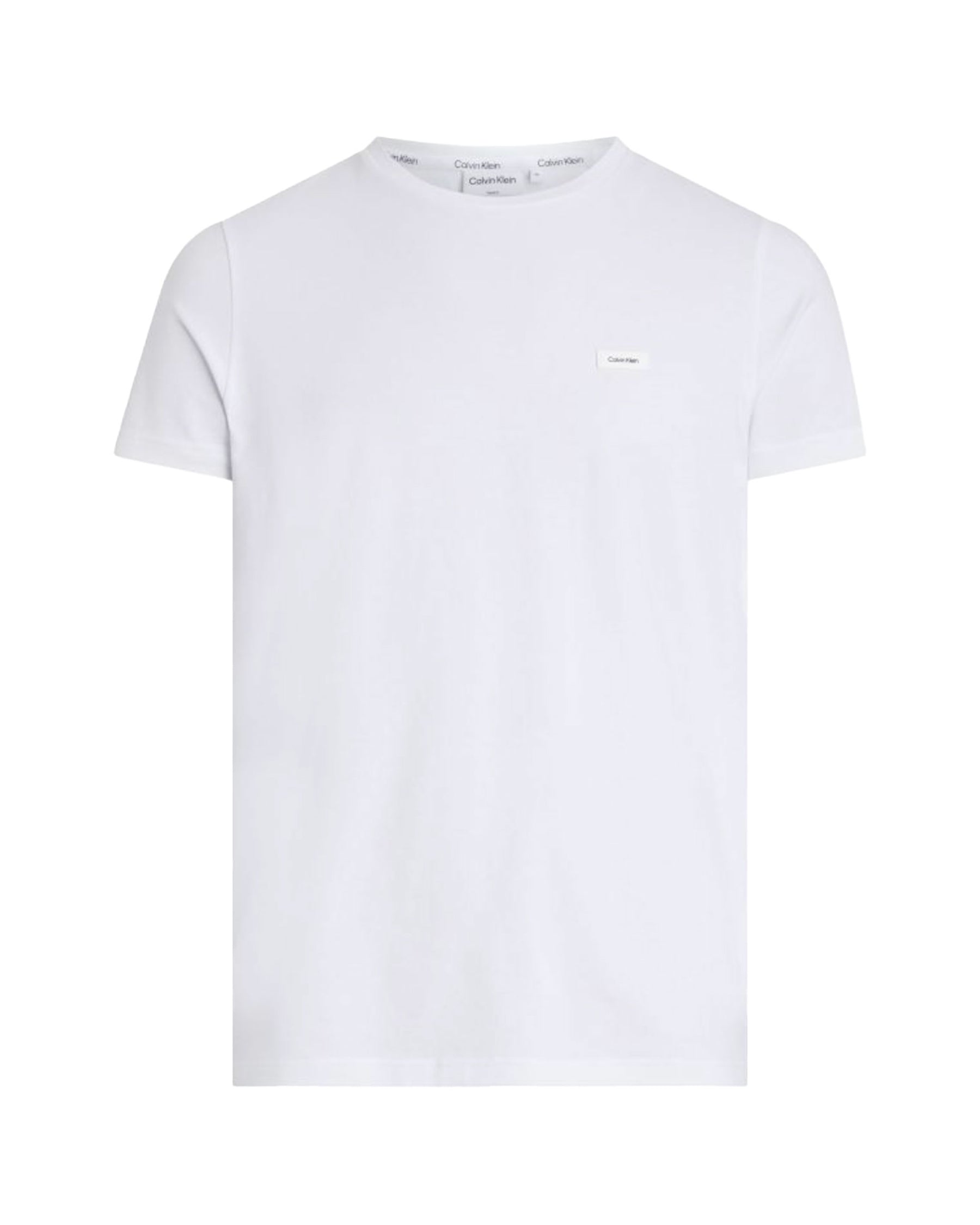 T-Shirt Uomo Calvin Klein Stretch Slim Fit Bianco