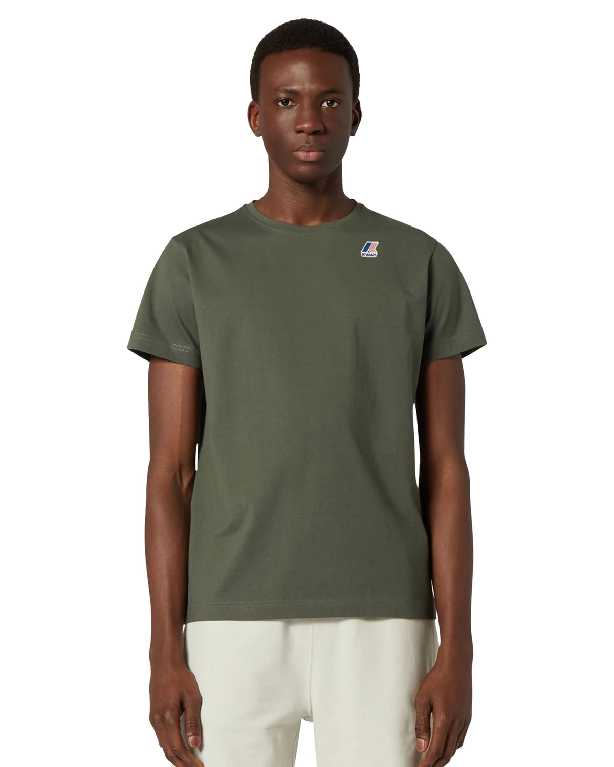 Man Tee K-Way Le Vrai Edouard Military Green