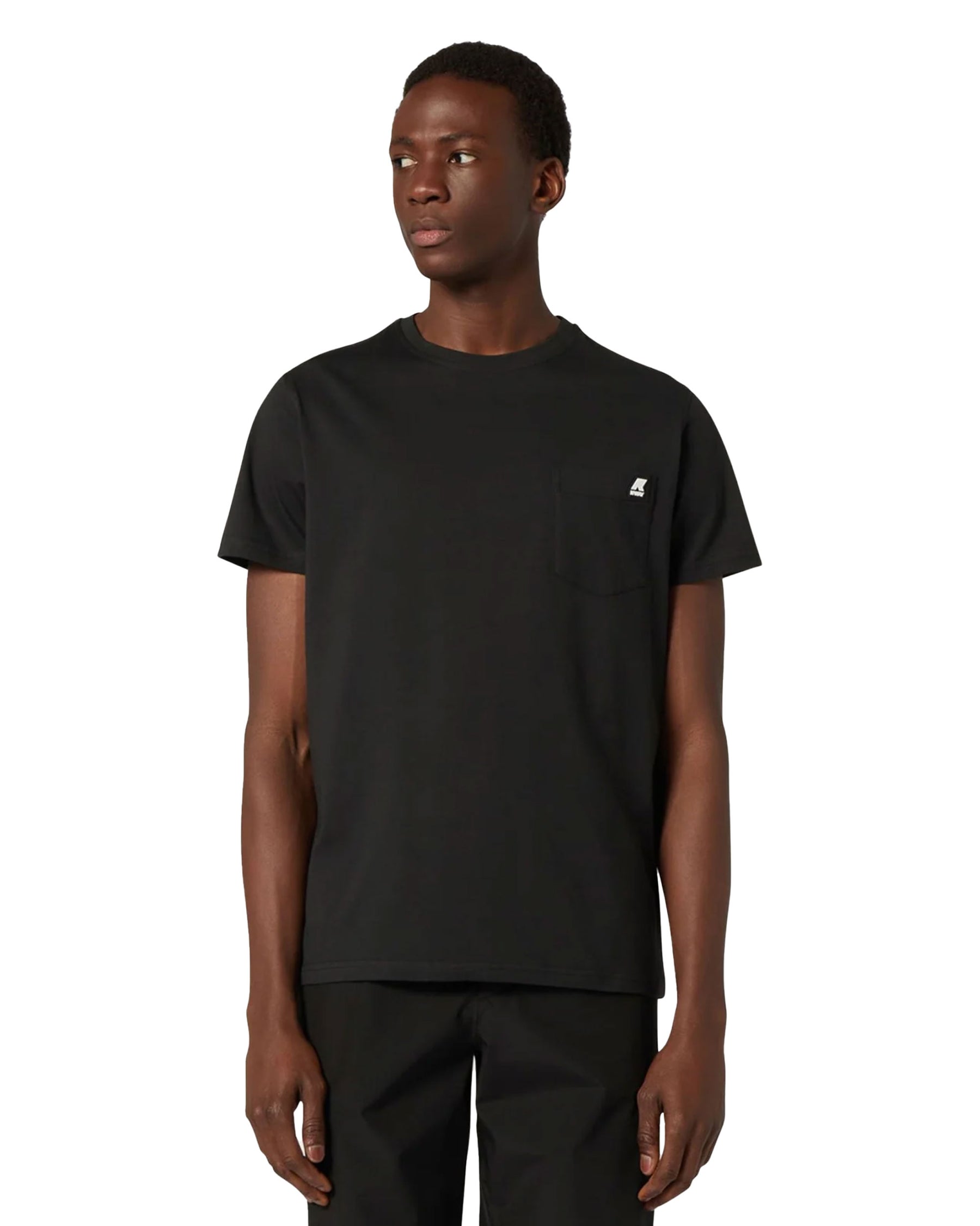 Man Tee K-Way Pocket Sigur Black