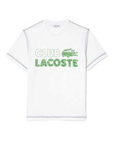 Man Tee Lacoste Big Logo White