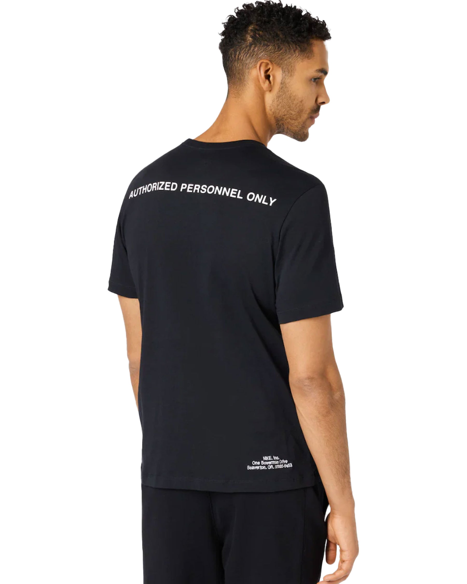 Man Tee Nike Authorized Black