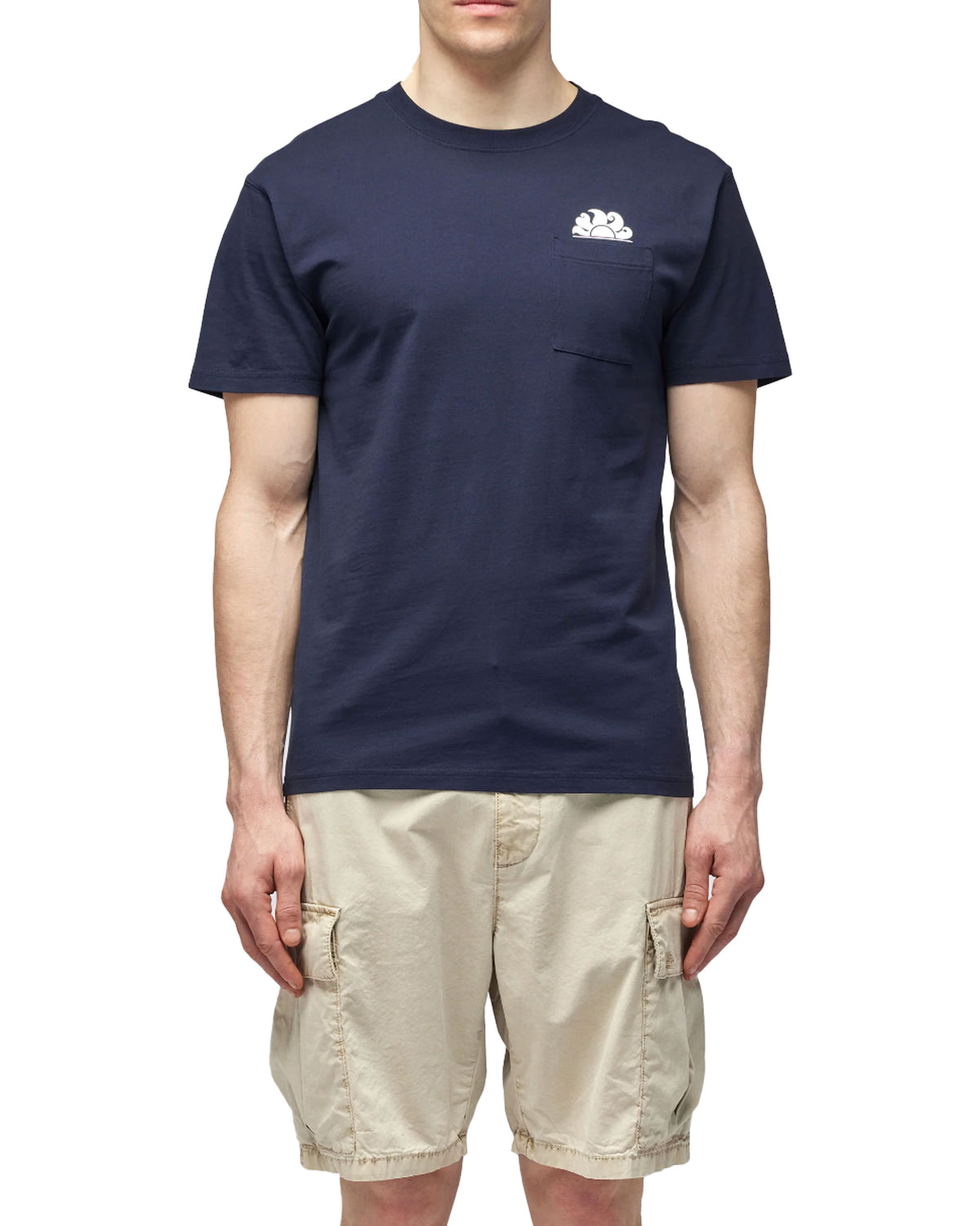 T-Shirt Uomo Sundek Pocket Blu