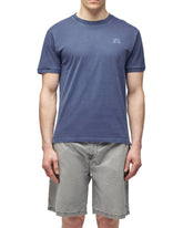 Man Tee Sundek Stone Wash Blue