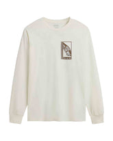 T-Shirt Uomo Vans Tech Box LS Tee Marshmallow