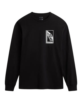 Man Tee Vans Tech Box LS Black