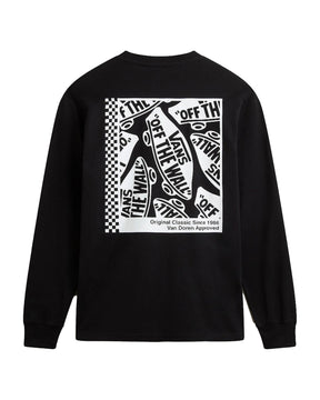 Man Tee Vans Tech Box LS Black