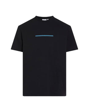 Man Tee Calvin Klein Color Embossed Logo Black