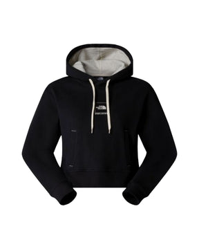 The North Face Coordinates Crop Hoodie Black